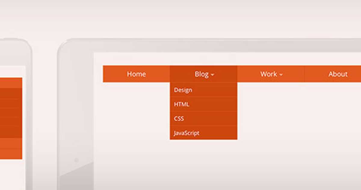 Drop Down Navigation Responsive And Touch Friendly By Osvaldas Valutis